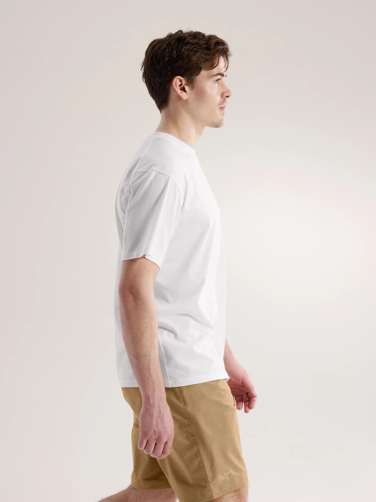 Arcteryx Kragg SL Cotton Short Sleeve White Light