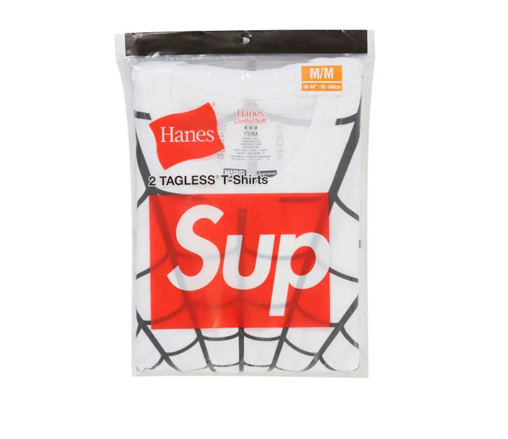 Supreme/Hanes Spider-Man Tagless Tees (2 Pack) 'White'