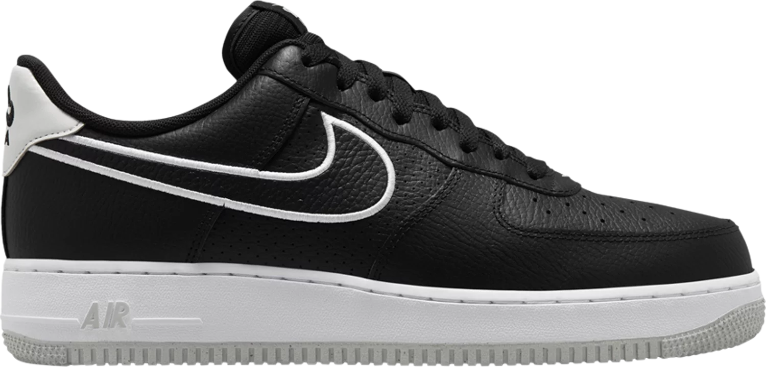 Nike Air Force 1 '07 'Embroidered Swoosh - Black'