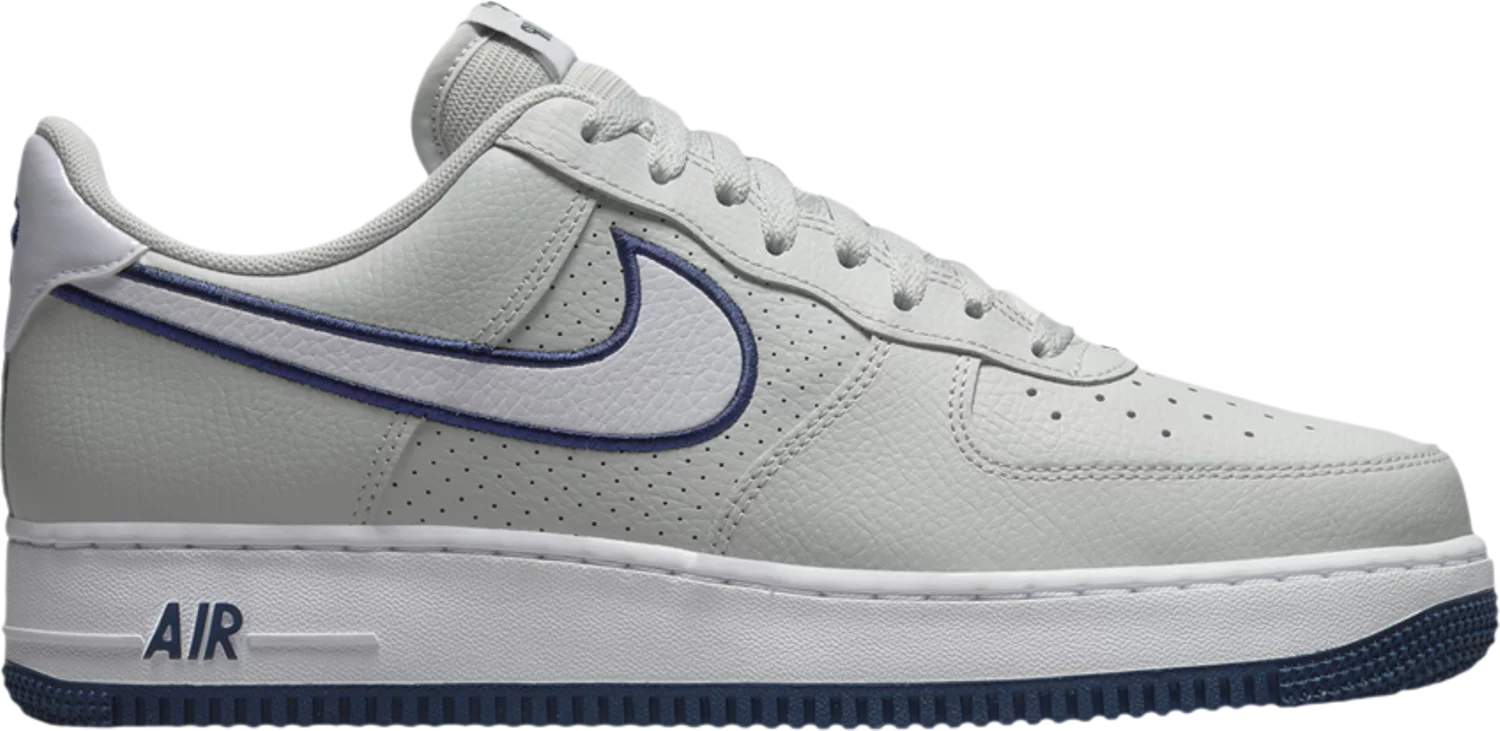 Nike Air Force 1 '07 'Embroidered Swoosh - Photon Dust Navy'