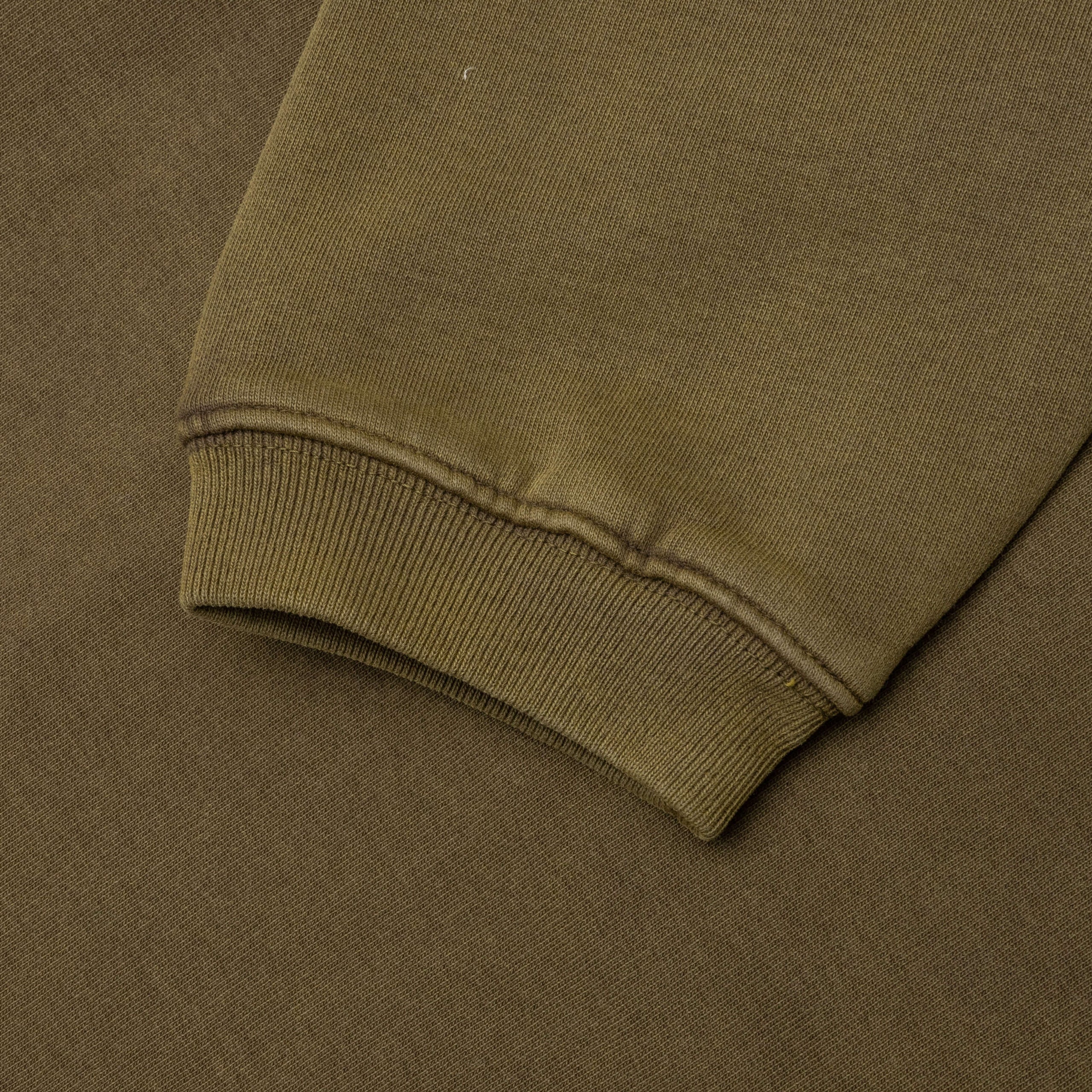 Stussy FADED GRAPHIC ZIP HOODIE Washed Olive