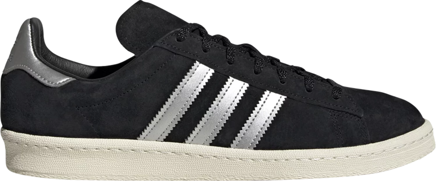 Adidas Campus 'Black Metallic Silver'