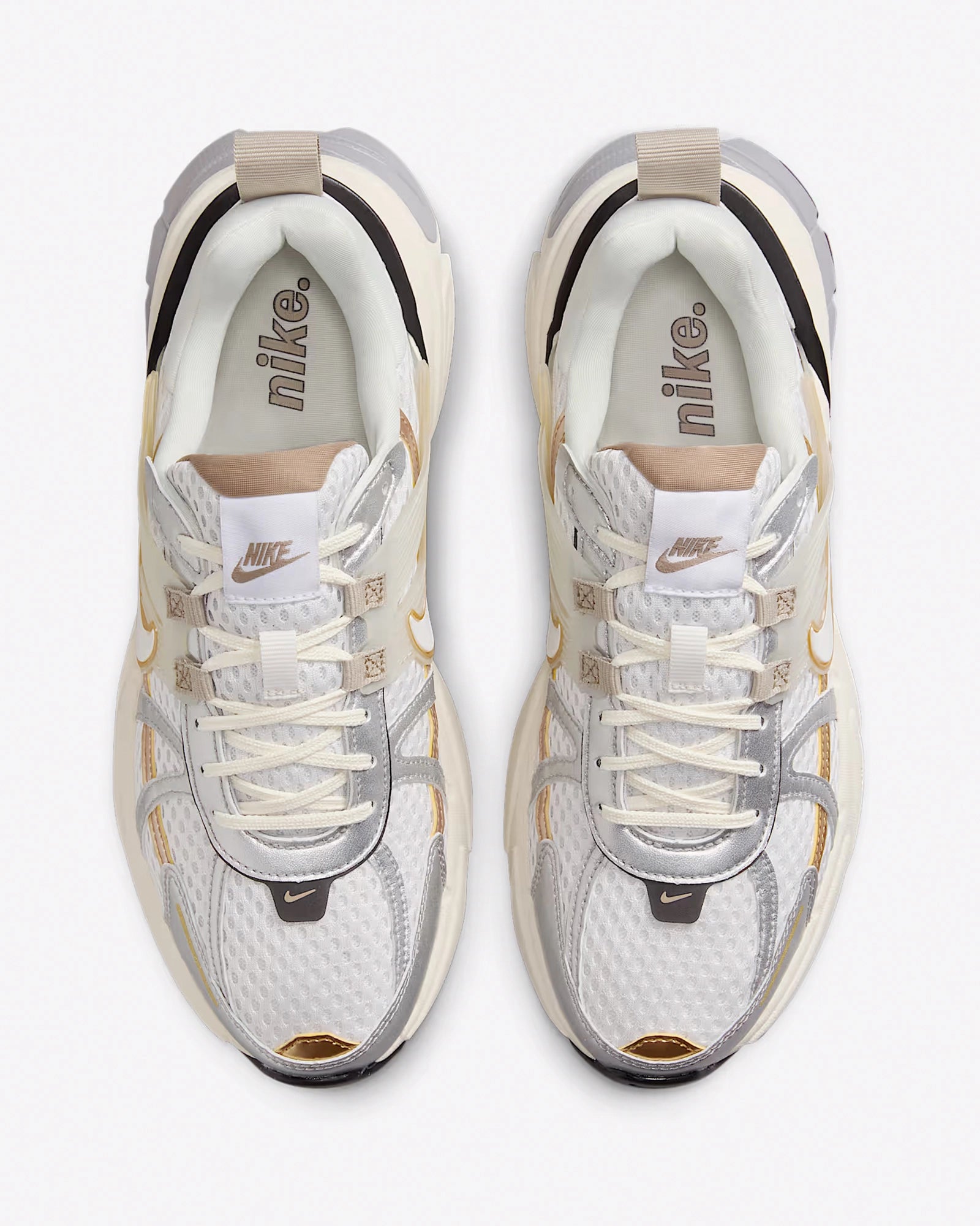 Nike  Wmns V2K Run 'Khaki Metallic Silver'