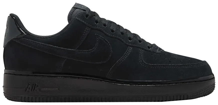 Nike Wmns Air Force 1 'Triple Black Suede'