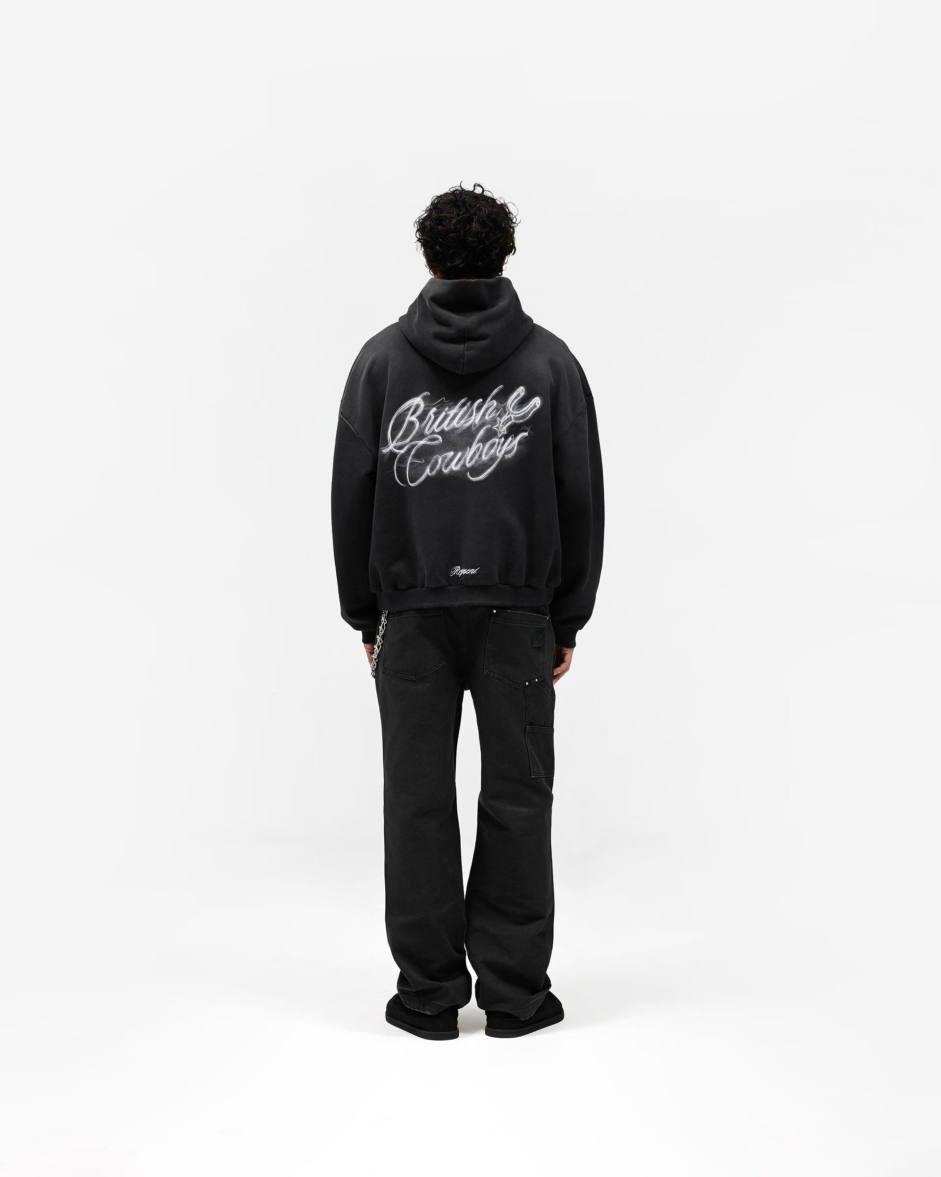 Represent British Cowboys Hoodie Stained Black