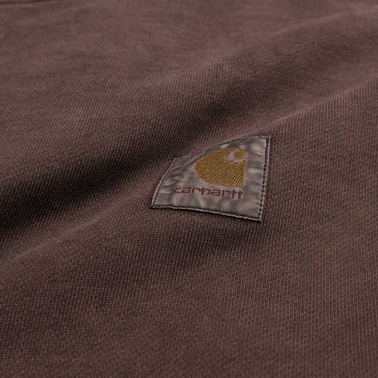 Carhartt WIP Vista Sweatshirt Brown Palisander Garment Dyed