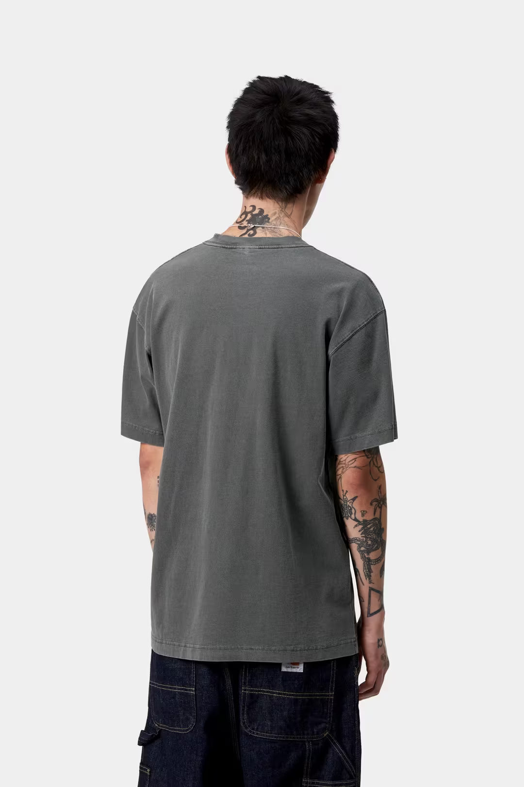 Carhartt WIP S/S Vista T-shirt Black Graphite Garment Dyed