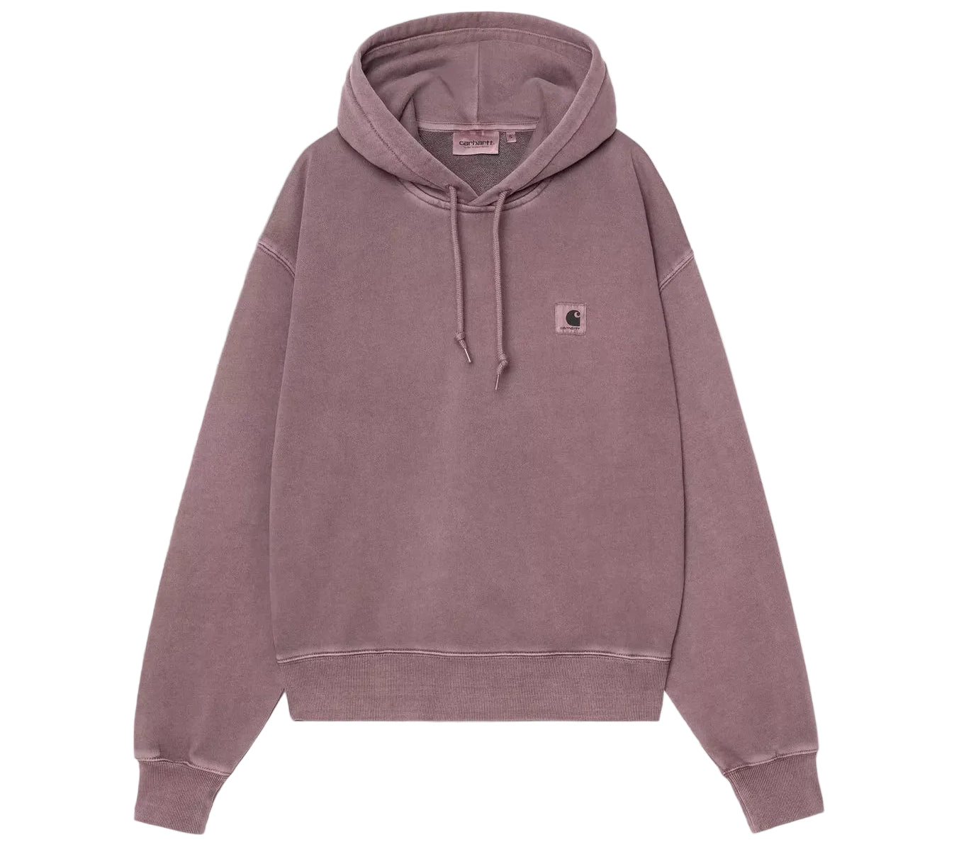 Carhartt WIP Women's Nelson Hoodie Phlox Pink Garment Dyed