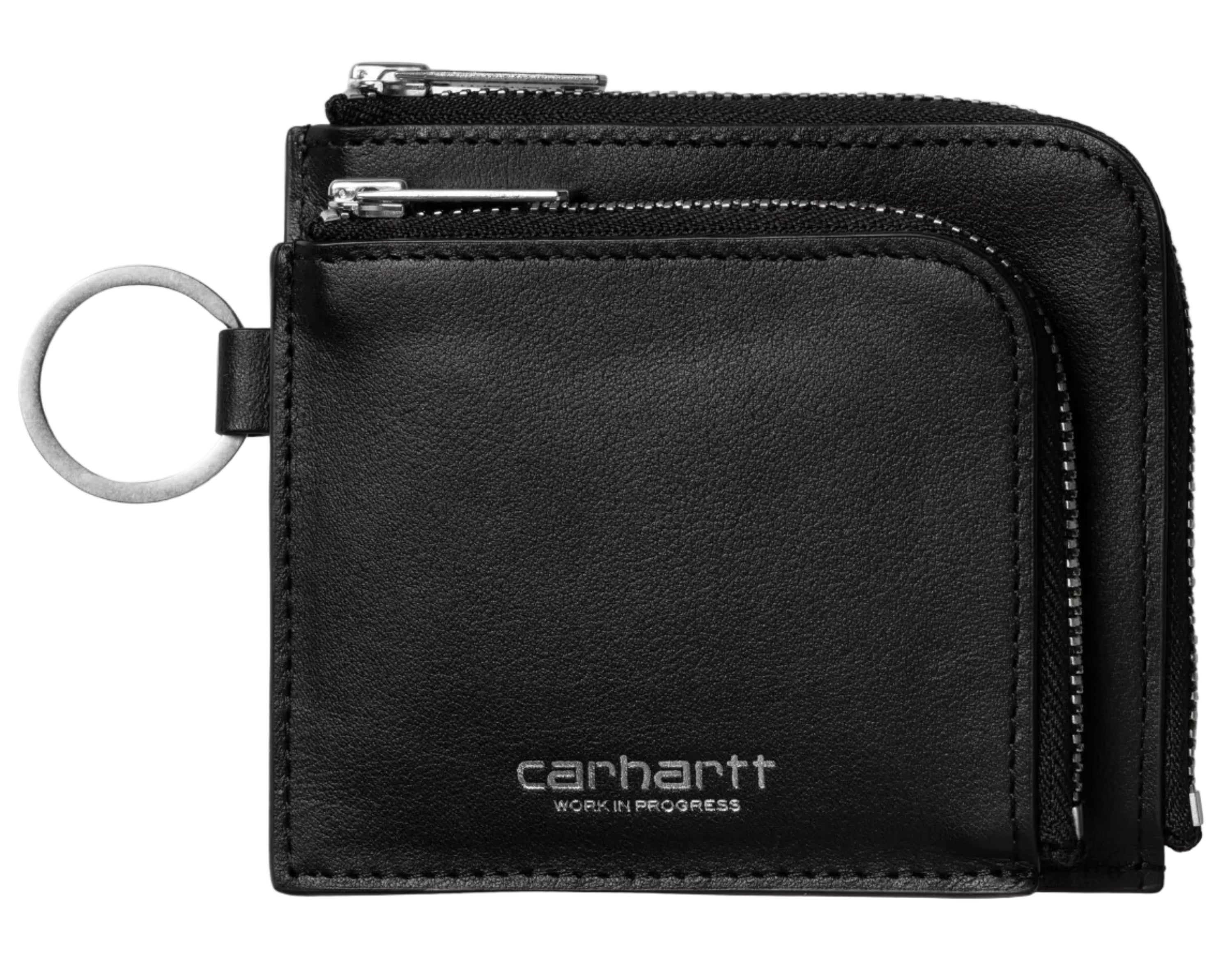 Carhartt Double Vegas Zip Wallet Black Silver