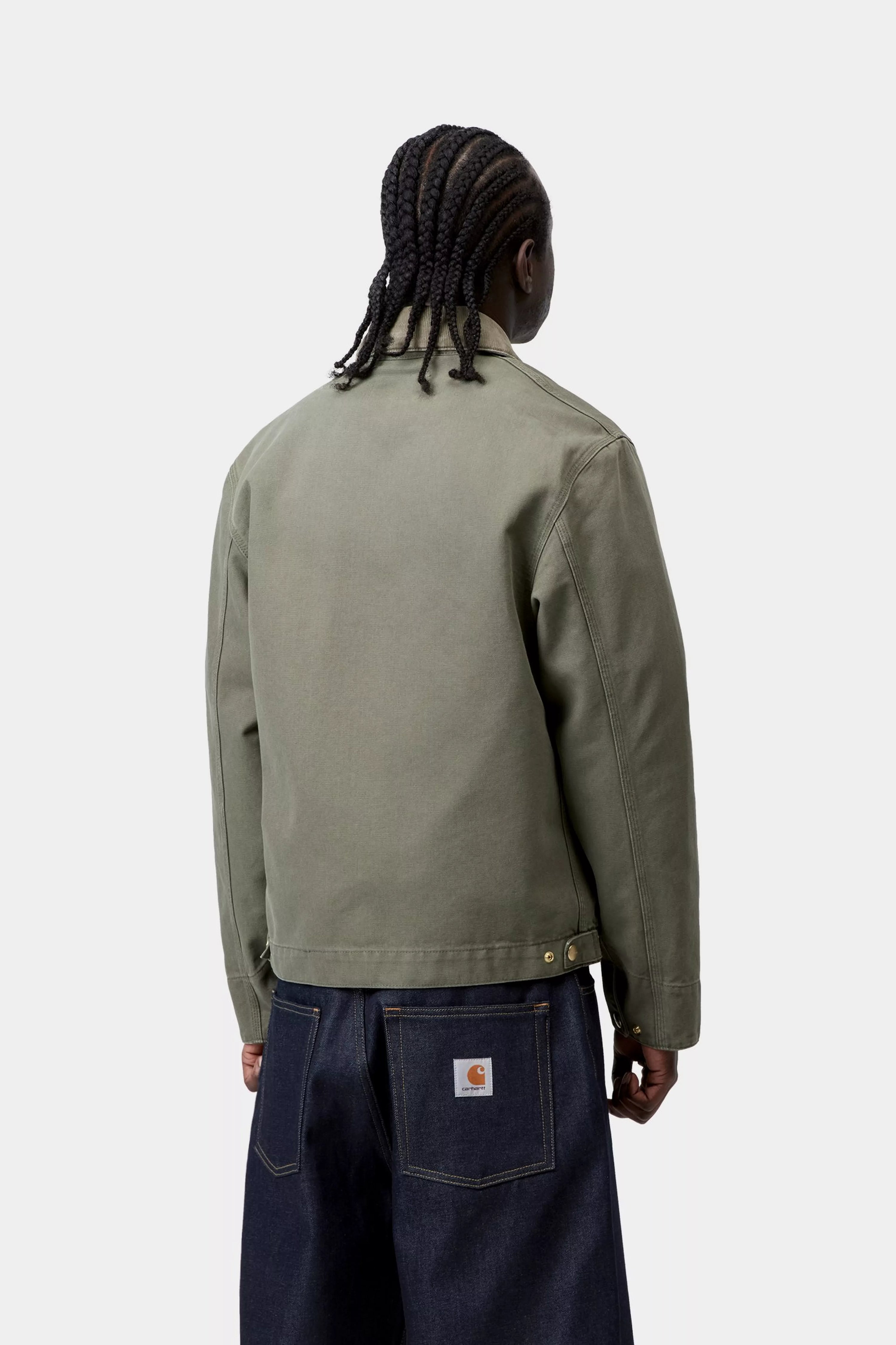 Carhartt Detroit Jacket Leaf Stone canvas
