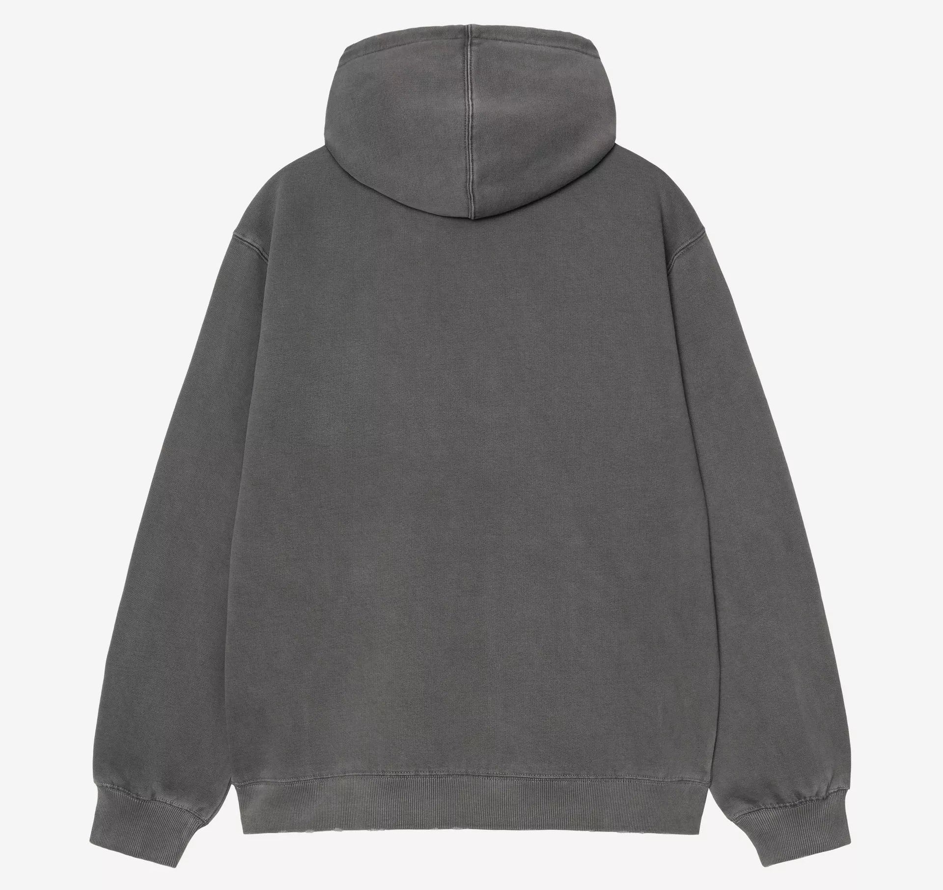 Carhartt WIP Torion Hooded Sweatshirt Black Graphite Grind Wash