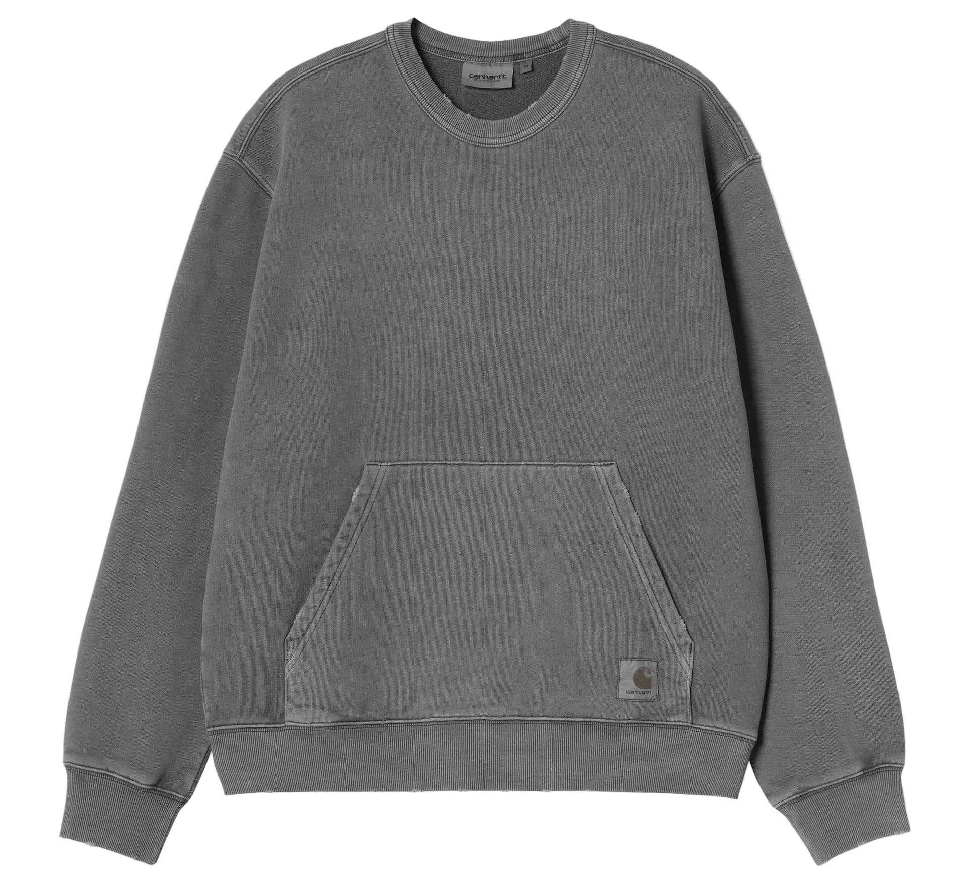 Carhartt WIP Torion Sweatshirt Black Graphite Grind Wash
