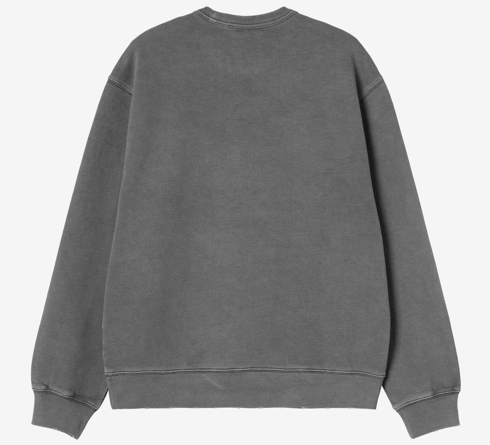Carhartt WIP Torion Sweatshirt Black Graphite Grind Wash