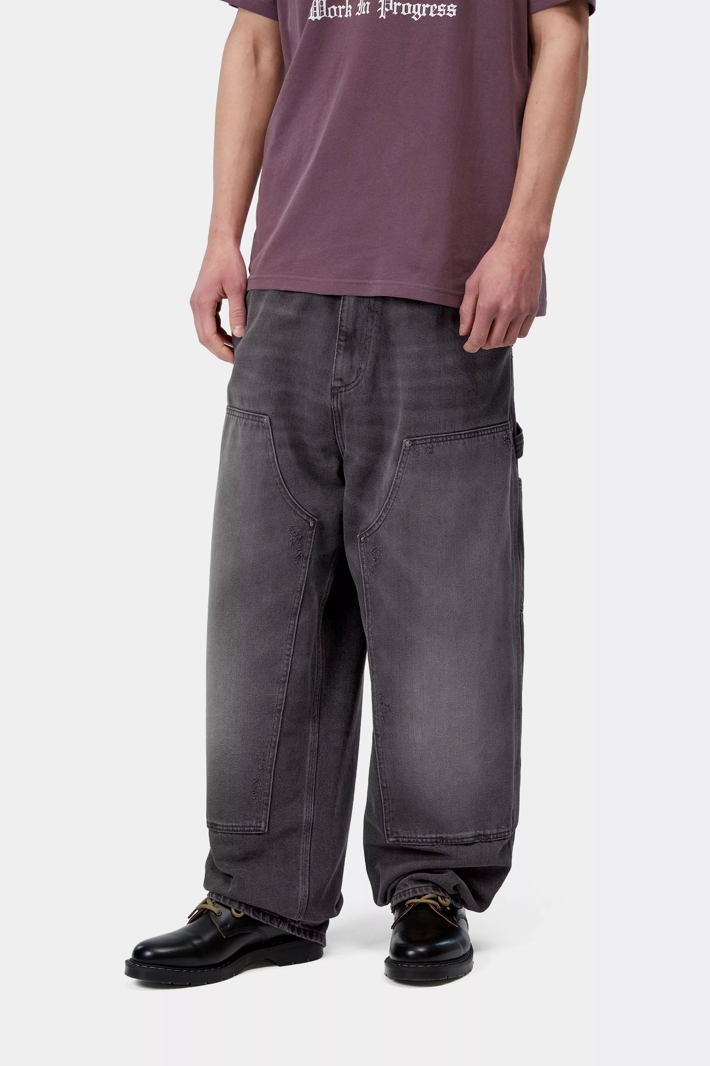 Carhartt OG Double Knee Pant Black Grind Wash