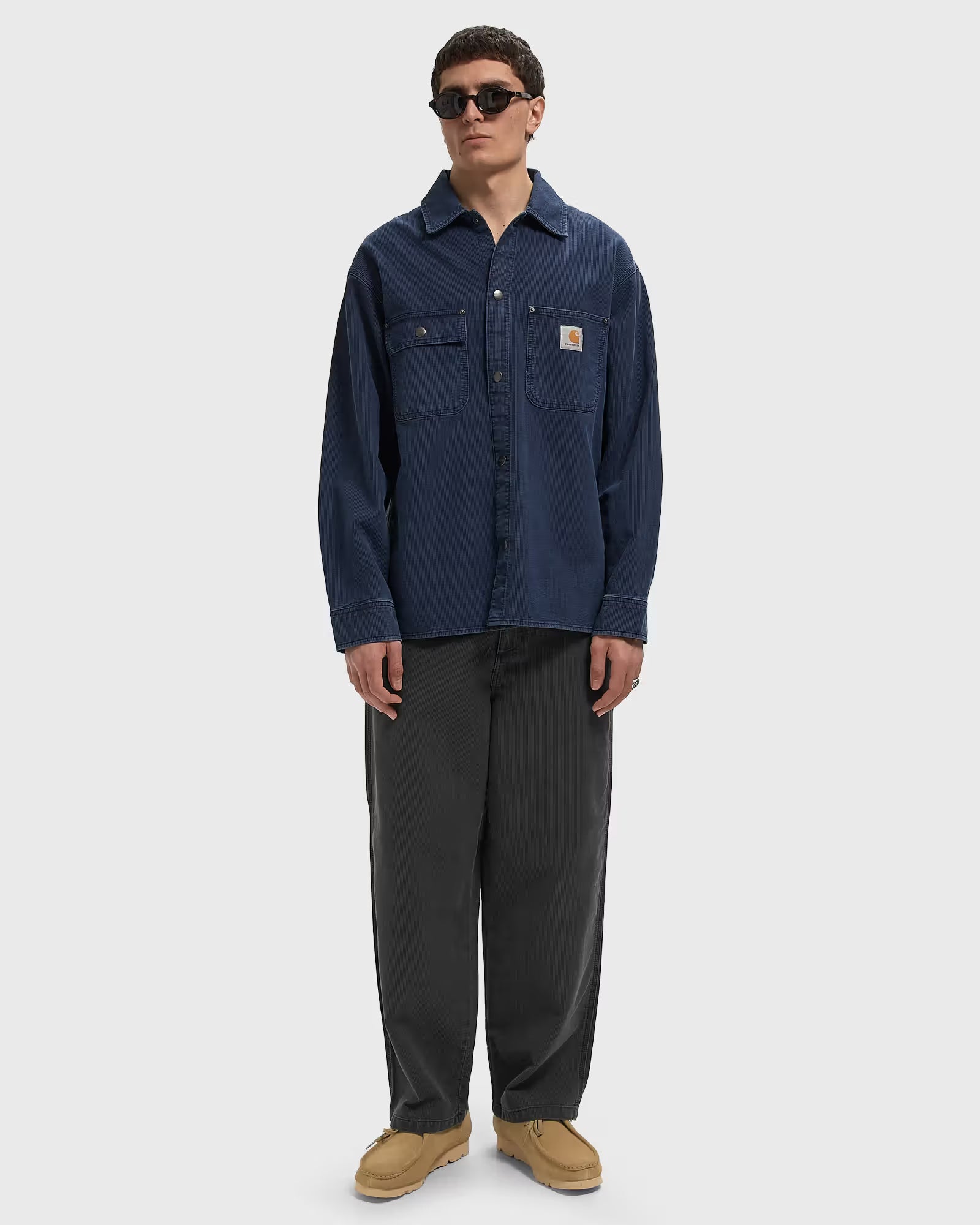 Carhartt Parrish Pant Obsidian Stone washed