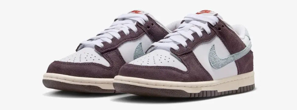 Nike Dunk Low SE GS 'White Burgundy'
