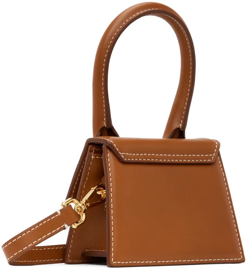 JACQUEMUS Brown Le Papier Le Chiquito Bag Brown