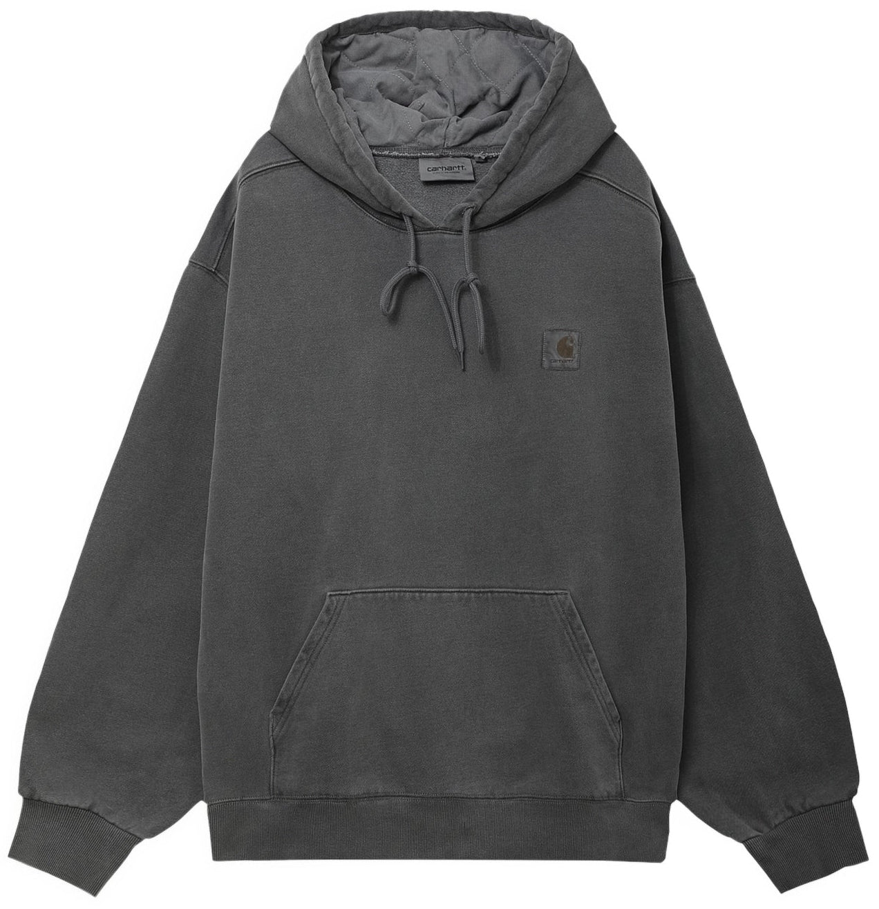 Carhartt WIP Vista Hoodie Graphite Black Garment Dyed