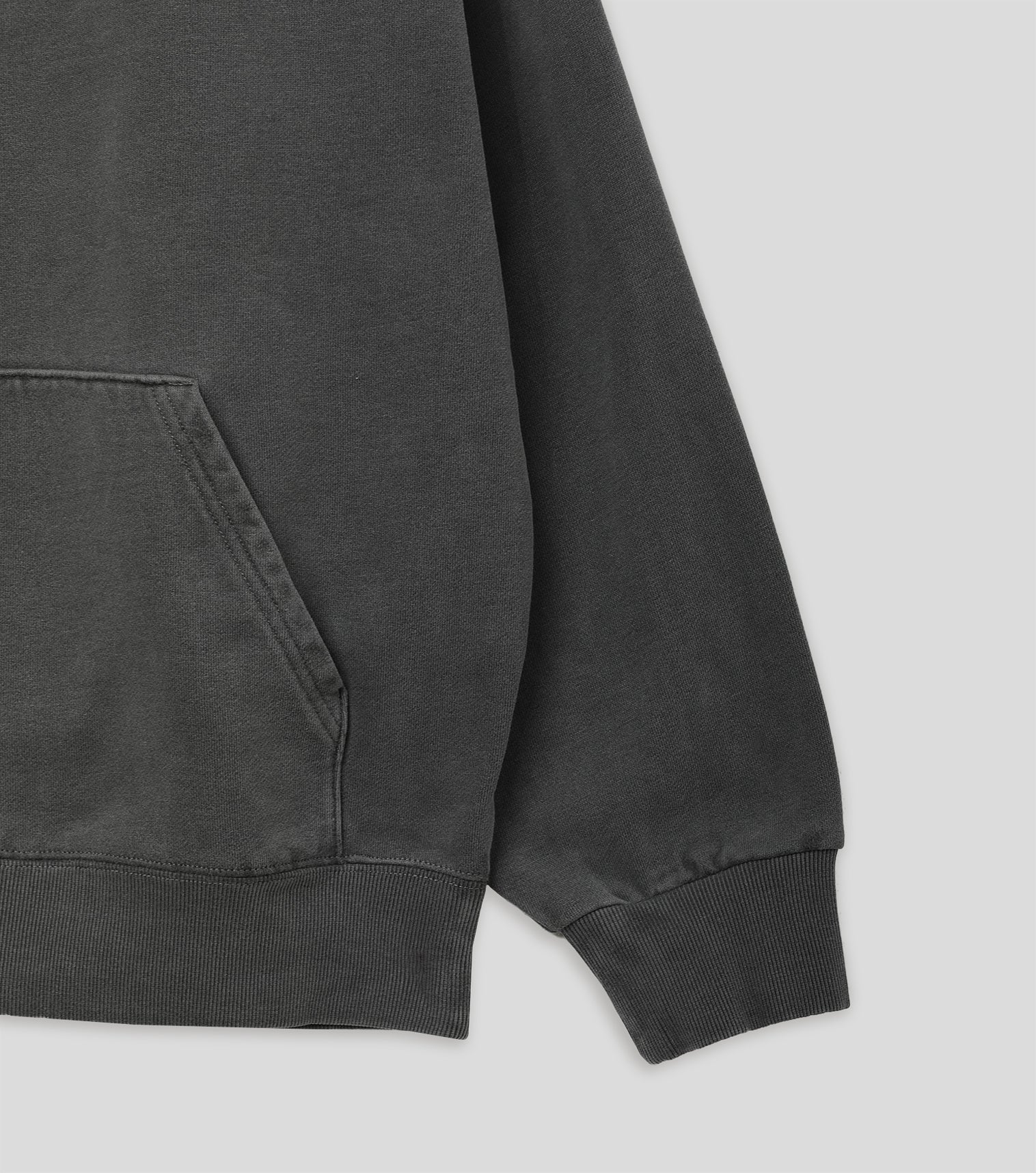 Carhartt WIP Vista Hoodie Graphite Black Garment Dyed