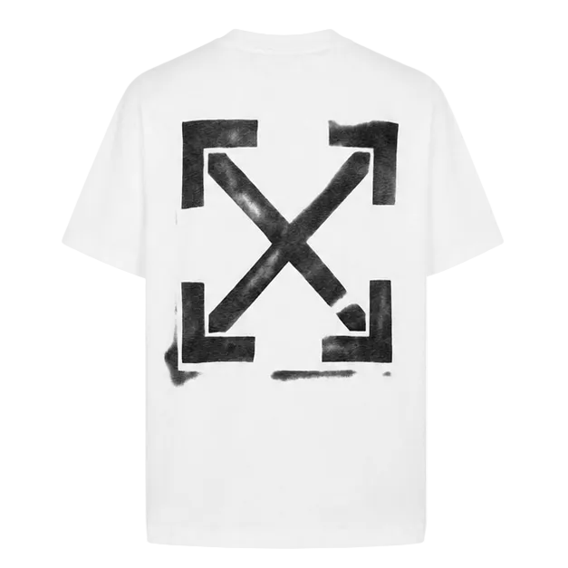 Off-White Solid Arrow Tee White