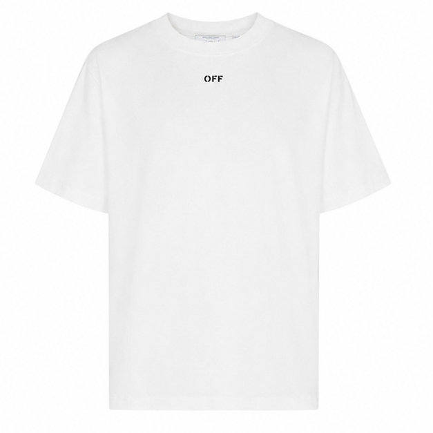 Off-White Solid Arrow Tee White