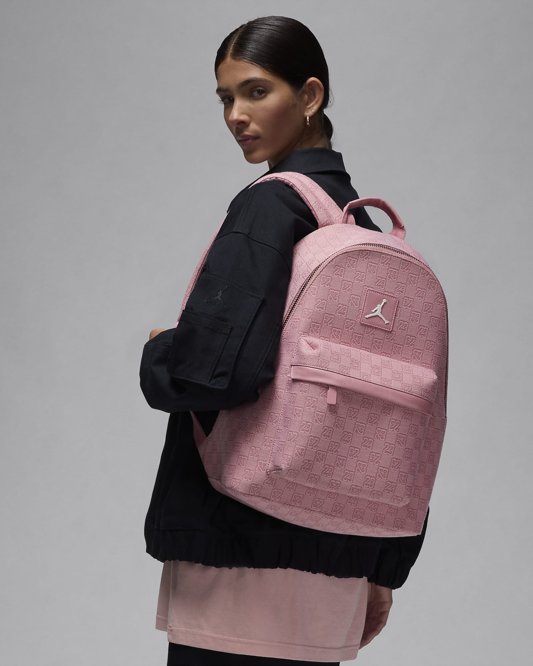 Jordan Monogram Backpack (25L) Pink Glaze