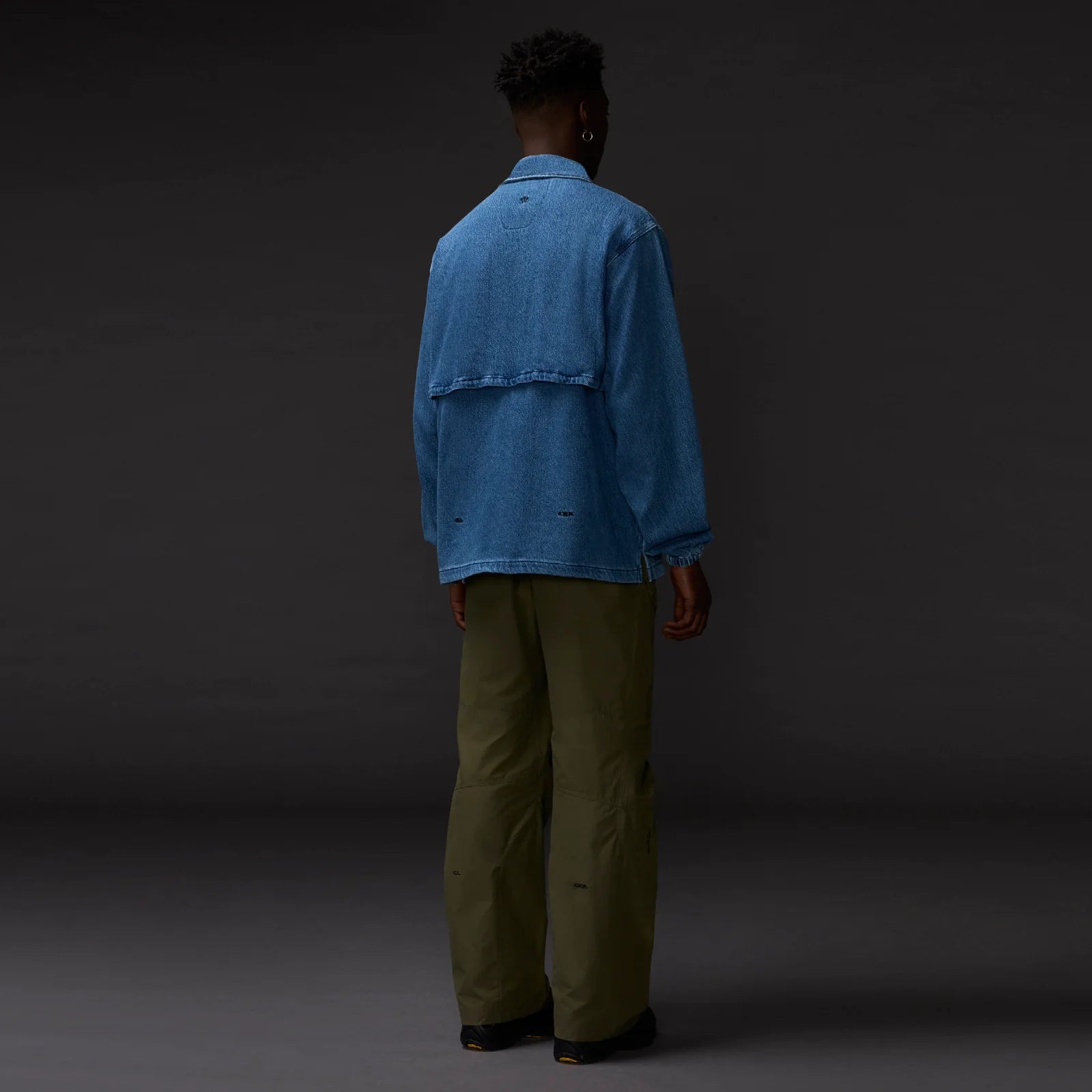 Drake NOCTA x Nike Opal Lily Pad Denim Shirt Blue Denim