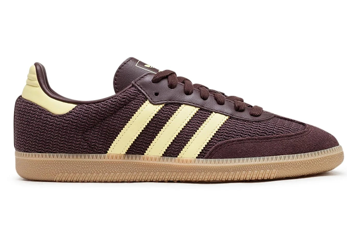 Adidas Samba OG Shadow Brown Powder Yellow