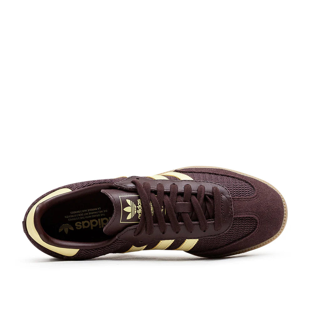 Adidas Samba OG Shadow Brown Powder Yellow