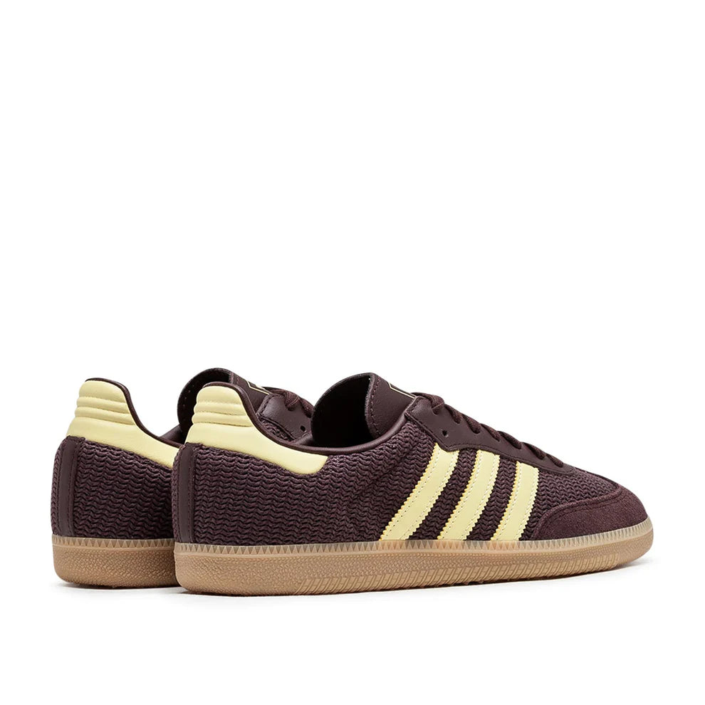 Adidas Samba OG Shadow Brown Powder Yellow