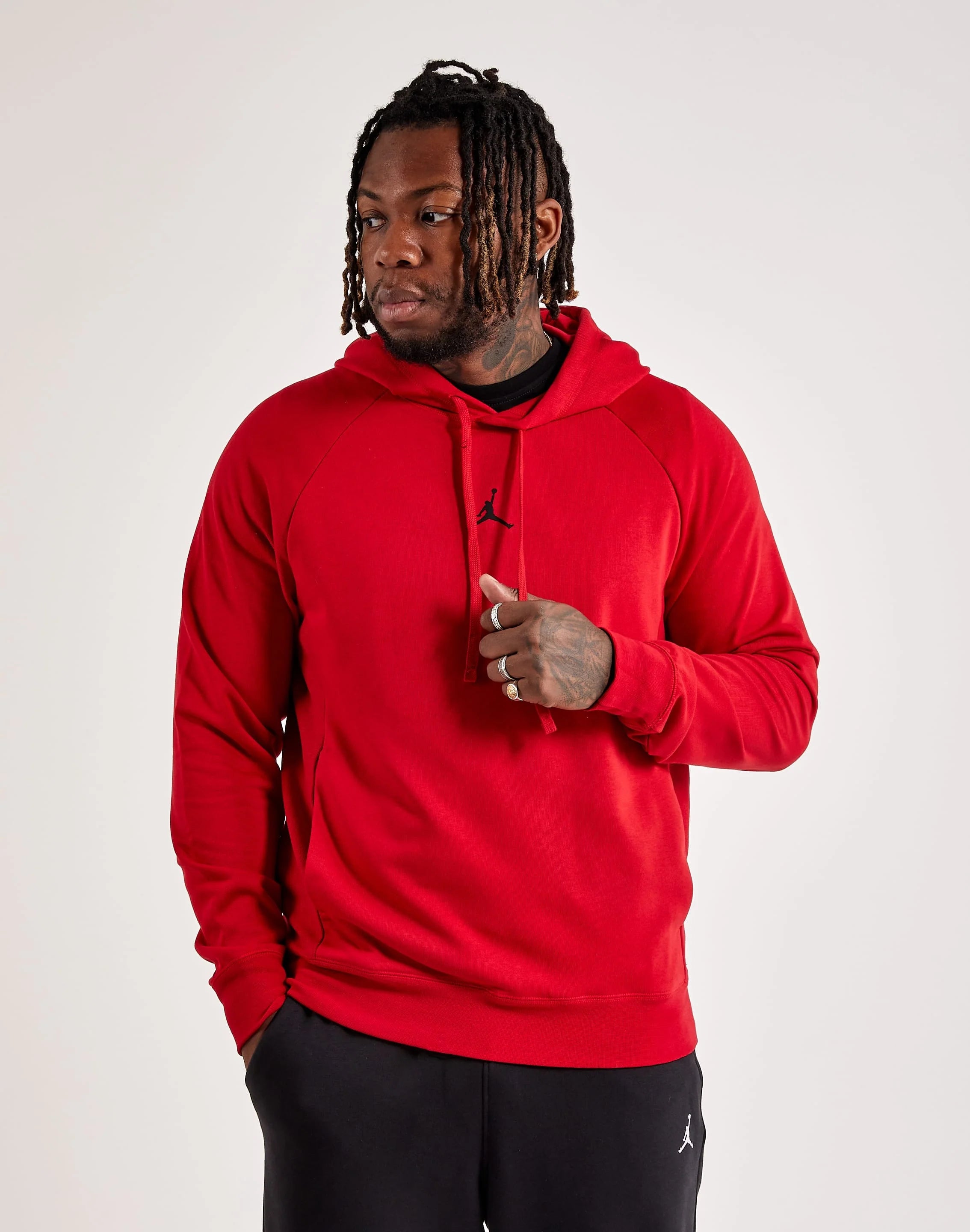 Air Jordan Fleece Pullover Hoodie Red