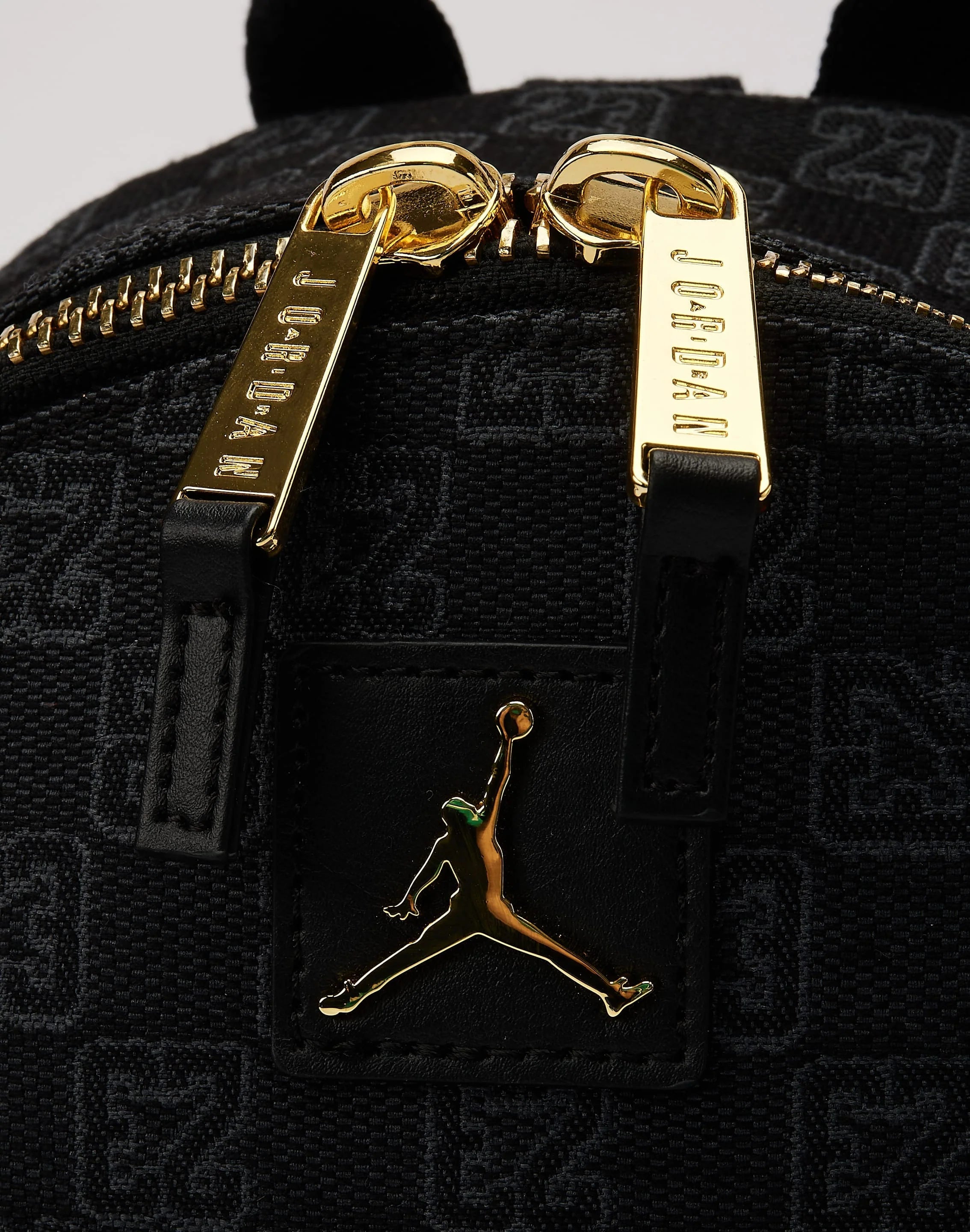 Jordan Monogram Black Gold Mini Backpack 8L