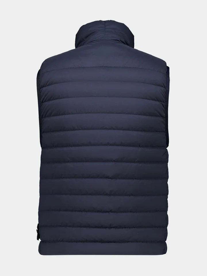 Stone Island Seamless Nylon Down Vest Navy