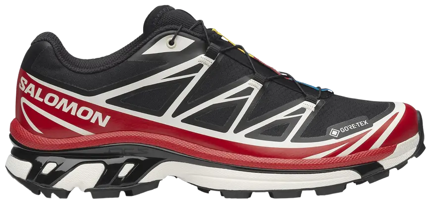 Salomon XT-6 GORE-TEX Sneakers Black Flame Scarlet