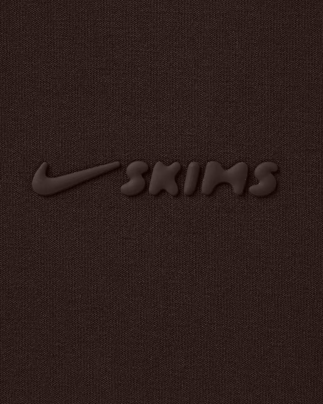 NikeSKIMS Matte Tricot Women's Track Jacket Dark Roast Brown
