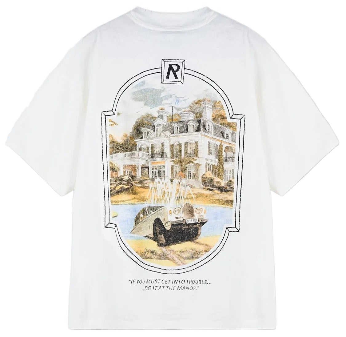Represent Revere Manor T-Shirt Aged White