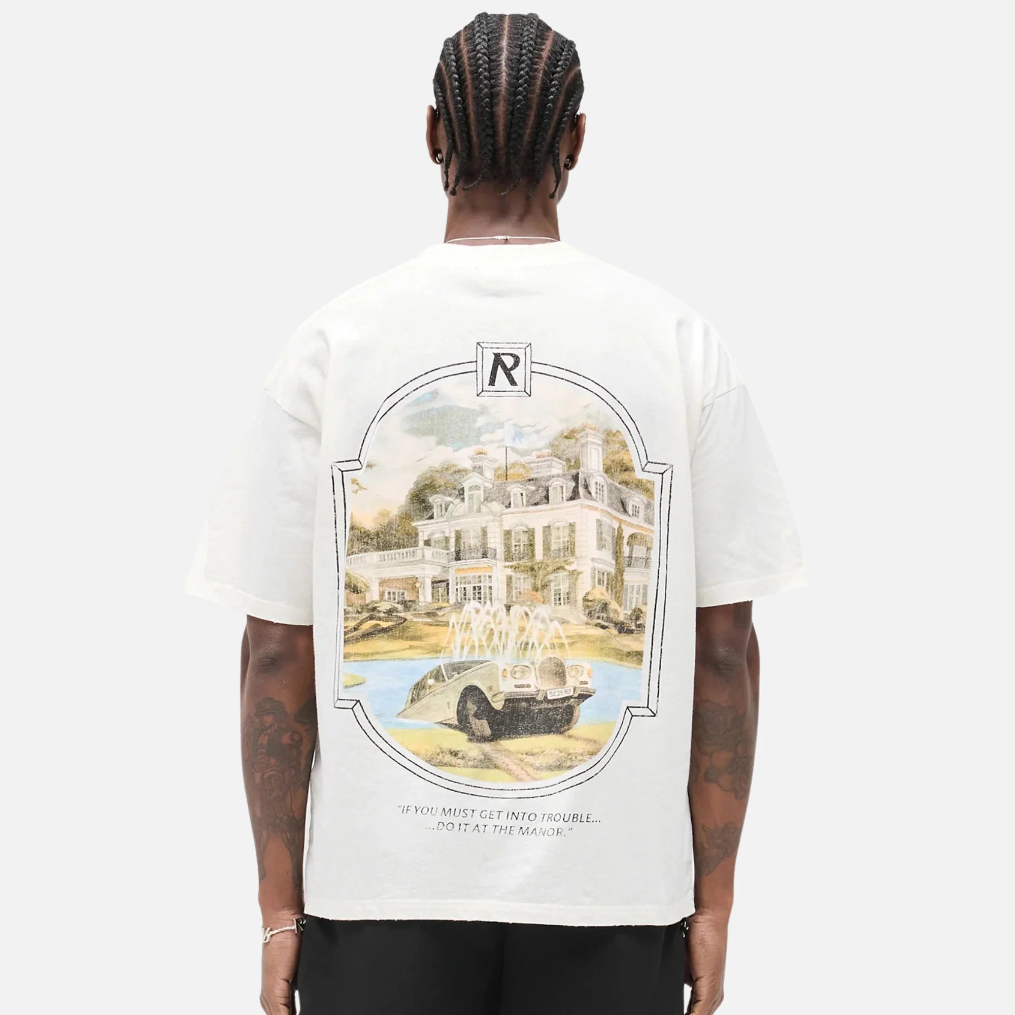 Represent Revere Manor T-Shirt Aged White