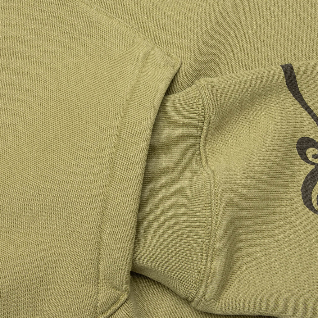 Stussy Motif Print Hoodie Moss