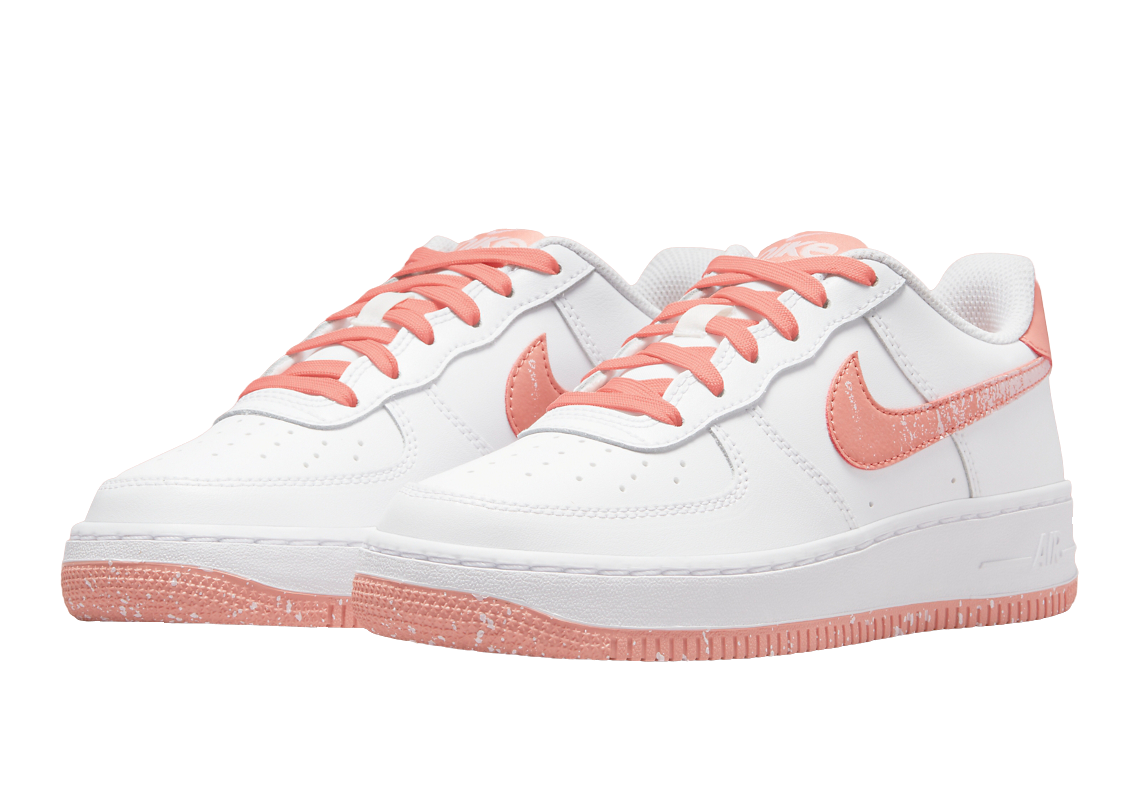 Nike Air Force 1 LV8 GS 'White Light Madder Root Speckled'