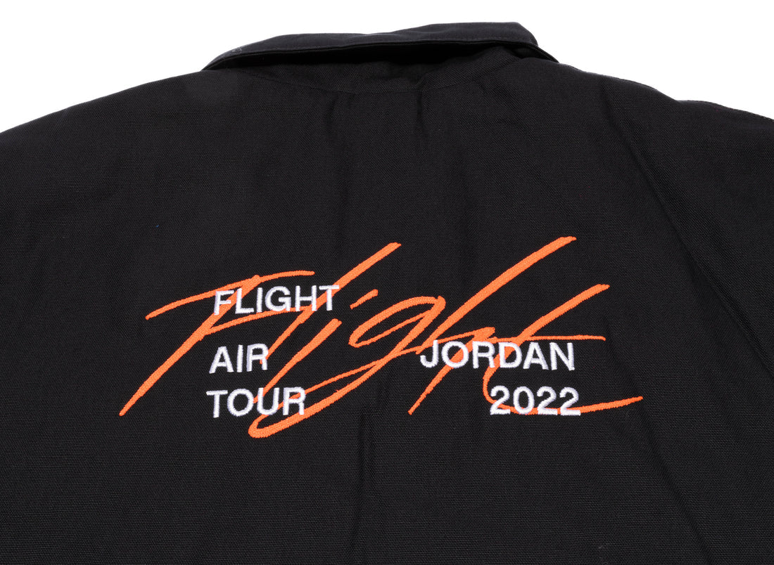 Air Jordan Flight Heritage Jacket Black Mystic Hibiscus