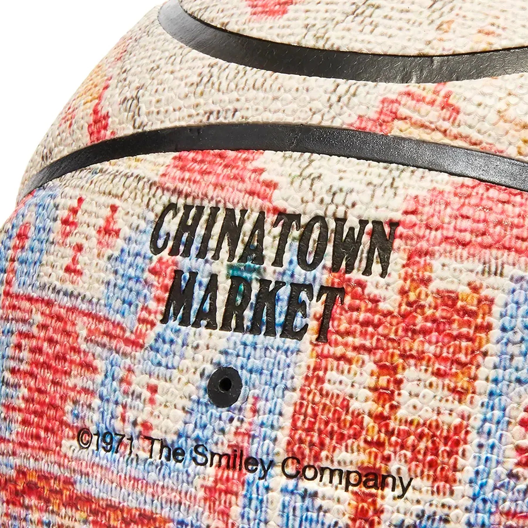 Chinatown Market Smiley Patchwork Rug Basetball