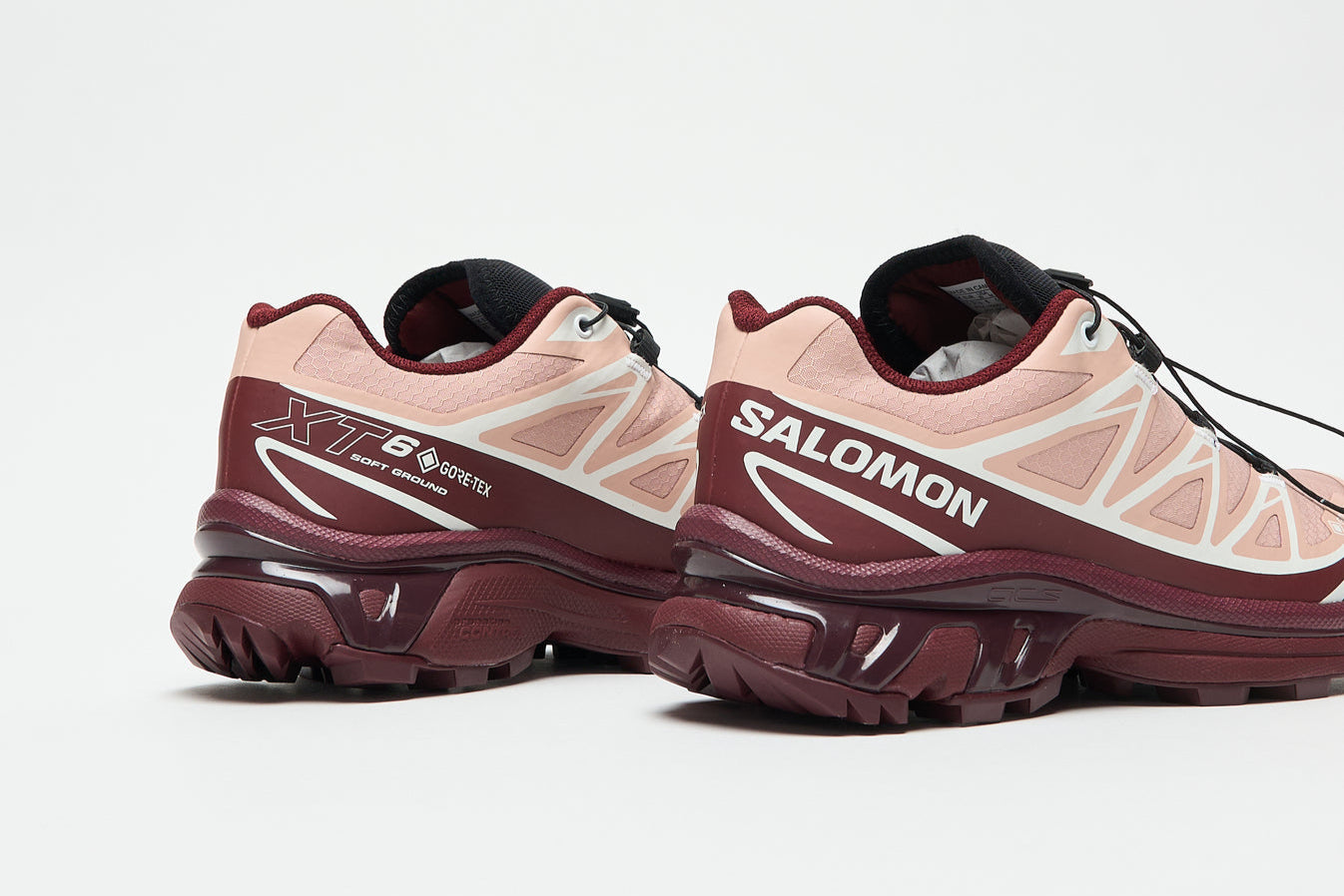 Salomon XT-6 Gore-Tex Mahogany Rose Tawny Port Pink