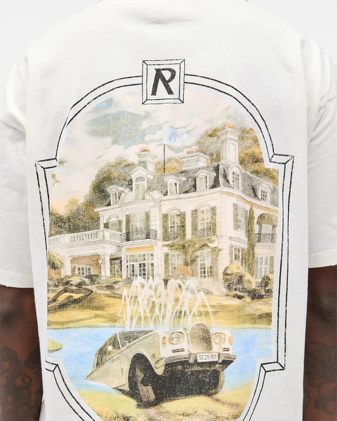 Represent Revere Manor T-Shirt Aged White