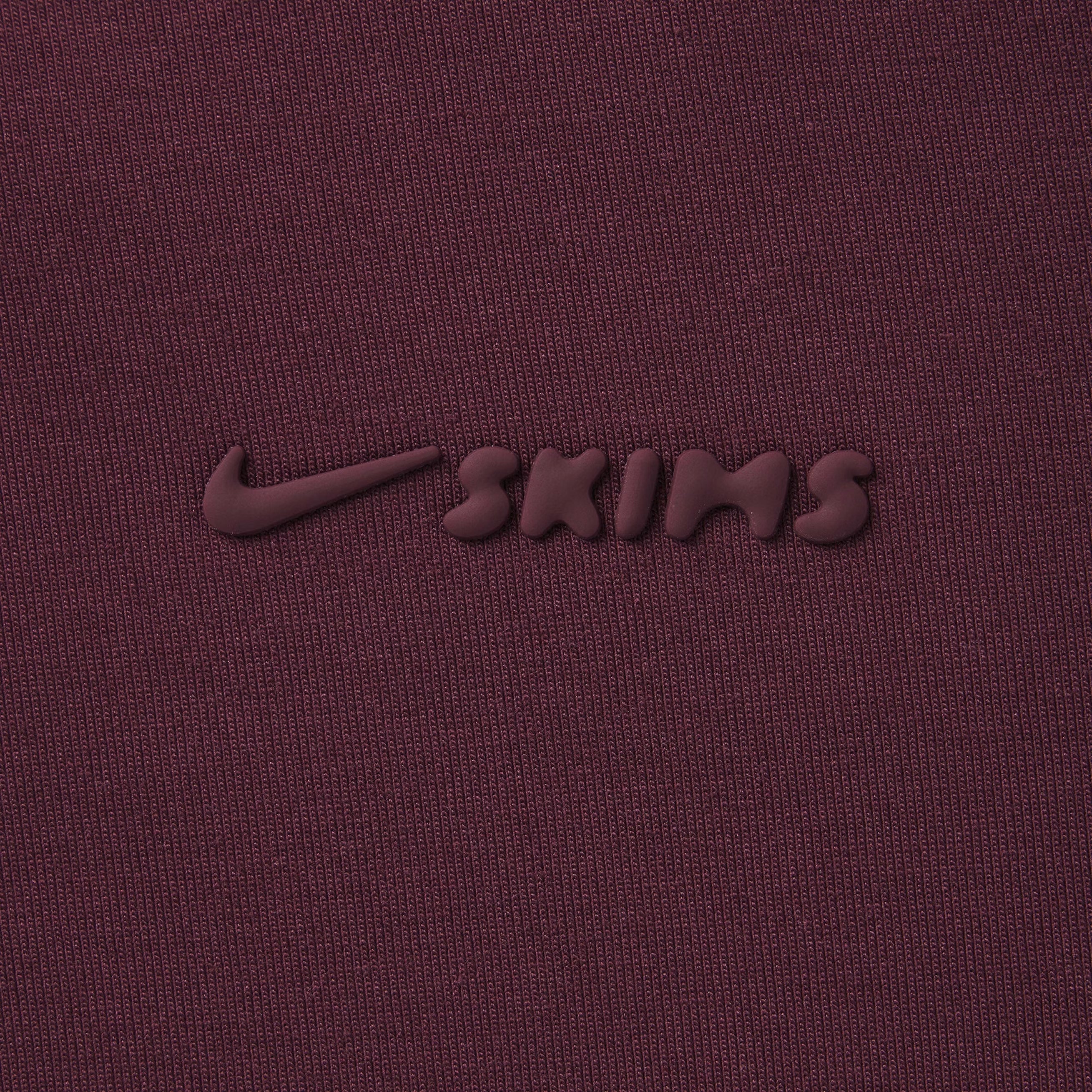 NikeSKIMS Matte Tricot Women's Oversized Full-Zip Track Jacket Currant