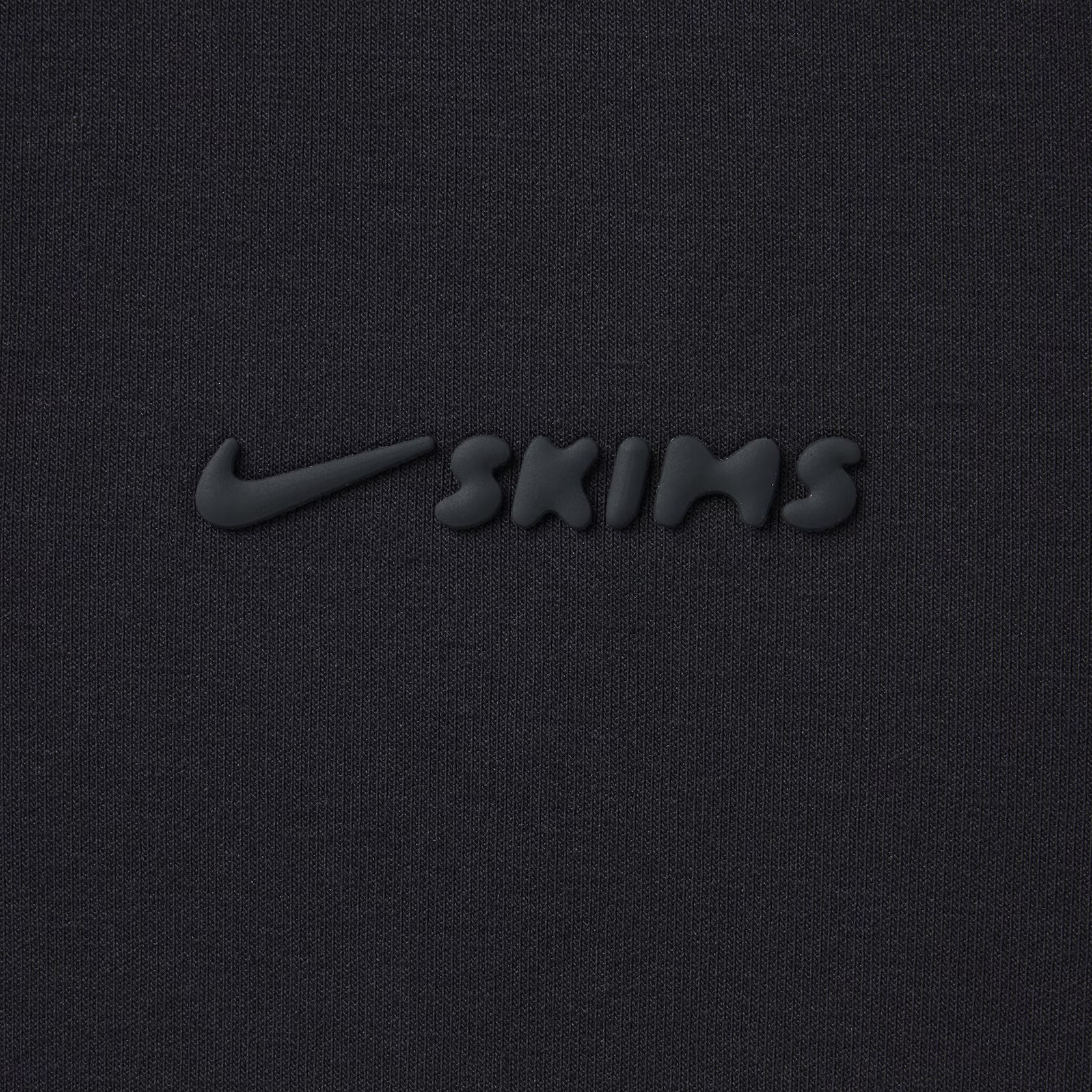 SKIMS x Nike Matte Tricot Women's Oversized Full-Zip Track Jacket Black