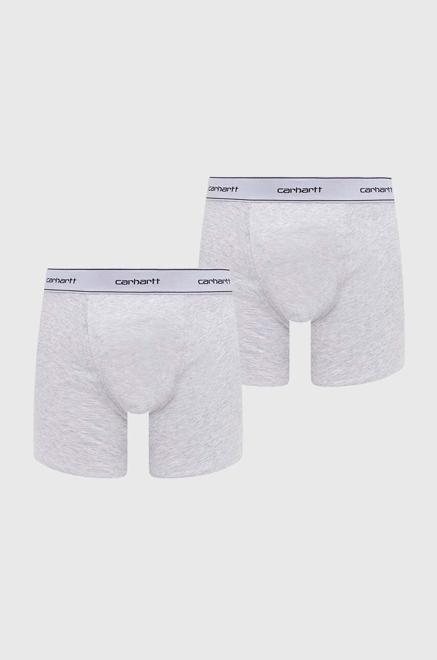 Carhartt WIP Cotton Trunks 2-pack Grey