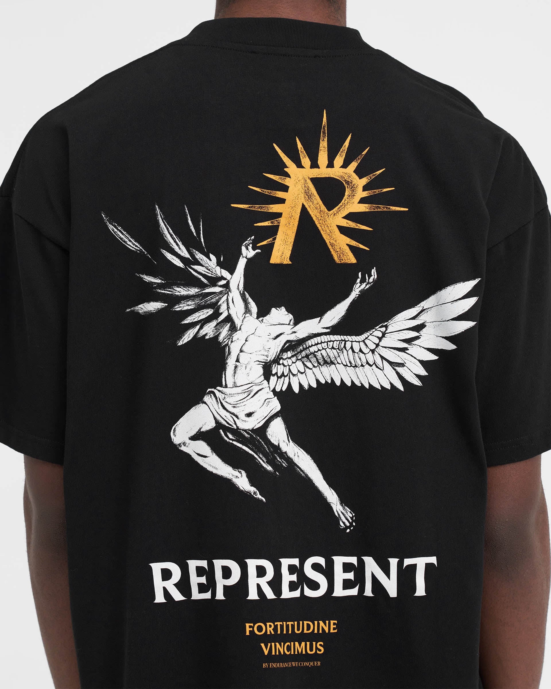 Represent T-Shirt 'Icarus' Jet Black