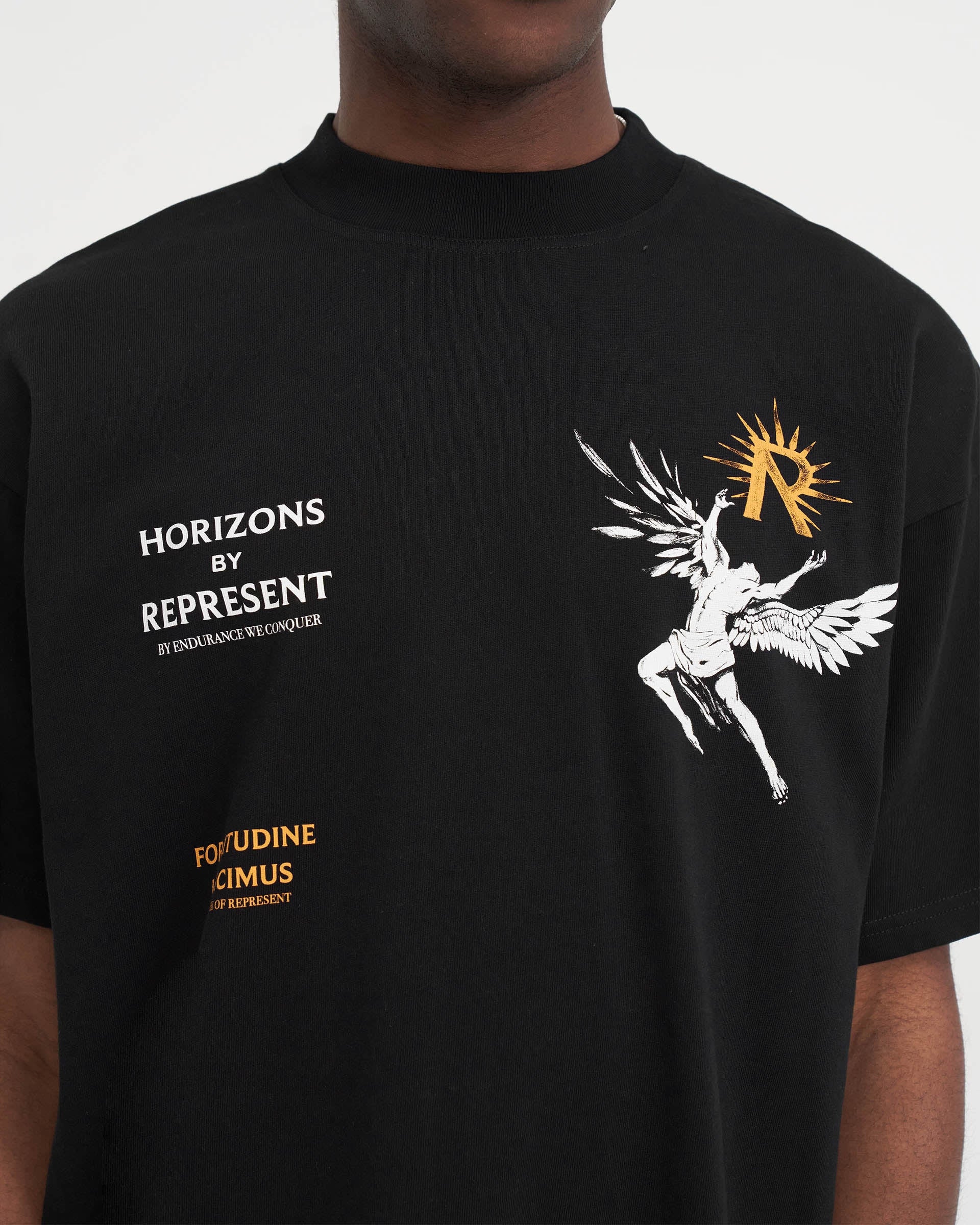 Represent T-Shirt 'Icarus' Jet Black