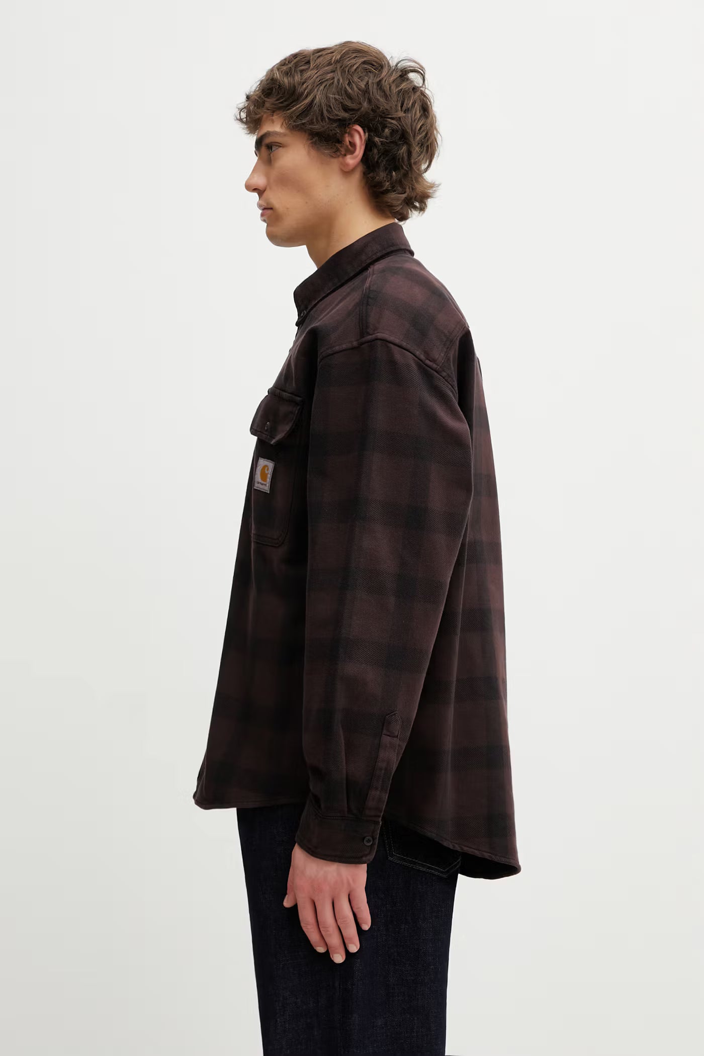 Carhartt L/S Edmands Shirt Edmands Check Palisander