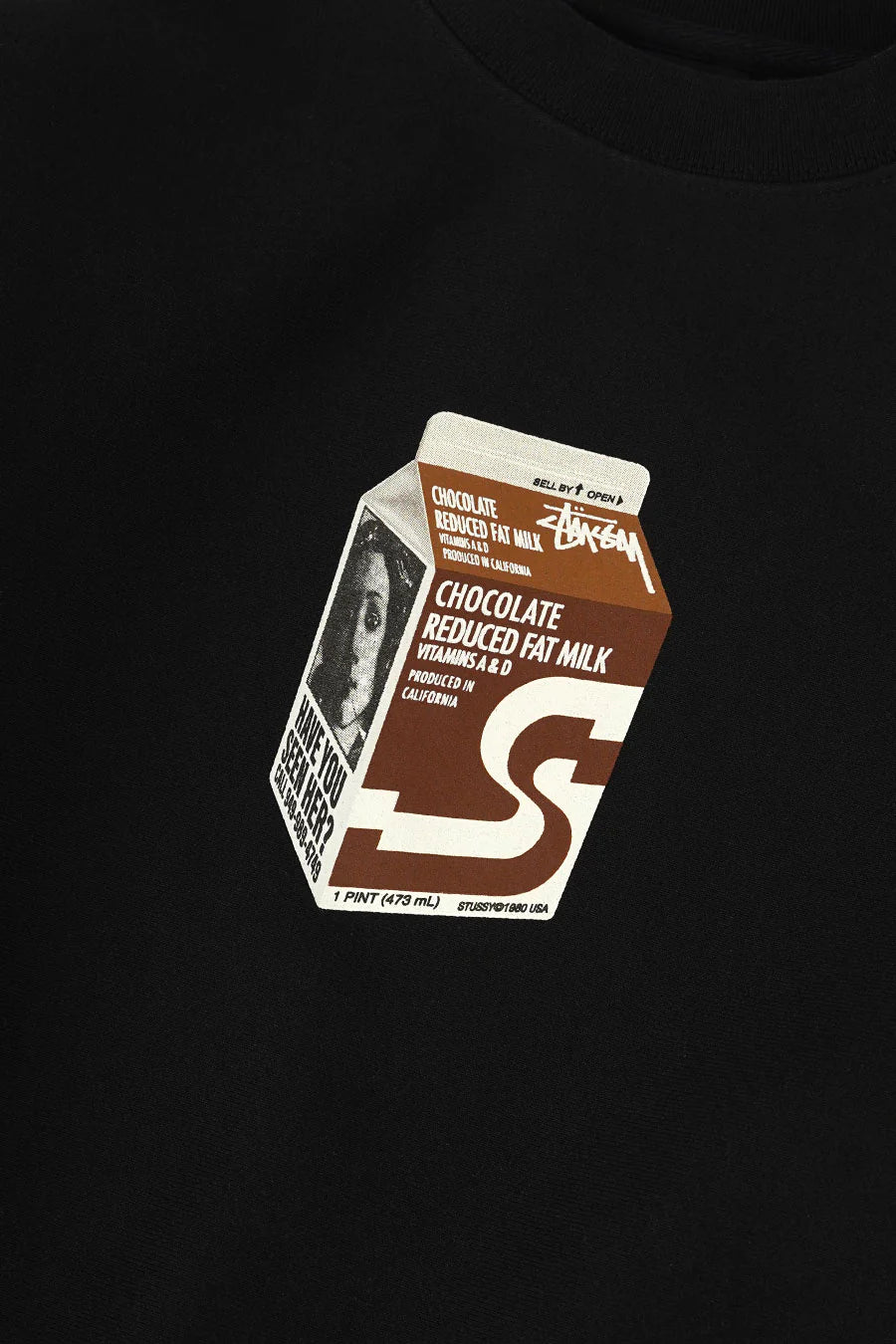 Stussy Milk Crew Black